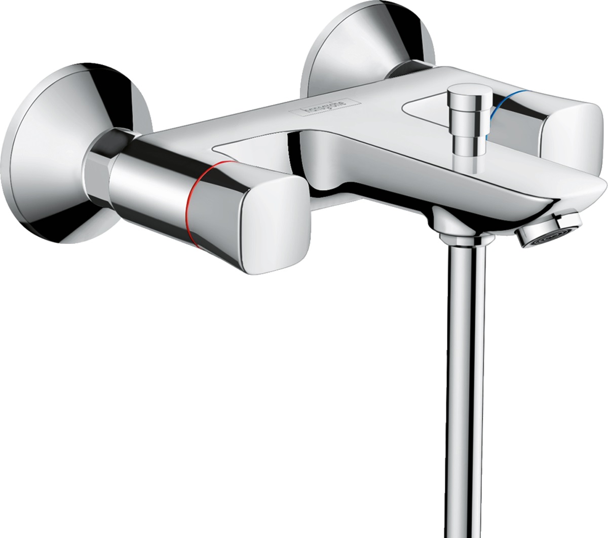 Hansgrohe Logis Badewannen- und Duscharmatur Wandmontage chrom 71243000
