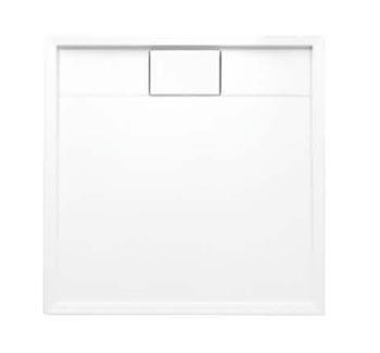 Omnires Brooklyn Quadratische Duschwanne 90x90 cm weiß BROOKLYN90/KBP