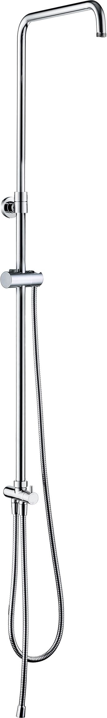 Omnires Uni Duschset Wandmontage chrom UN10042CR