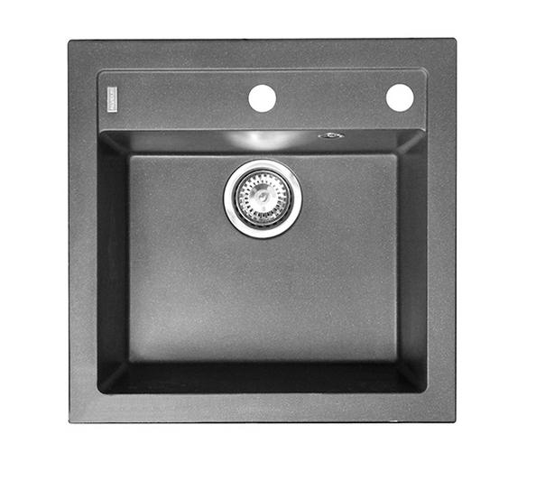 Alveus Formic granitspüle 52x51 cm schwarz 4402091