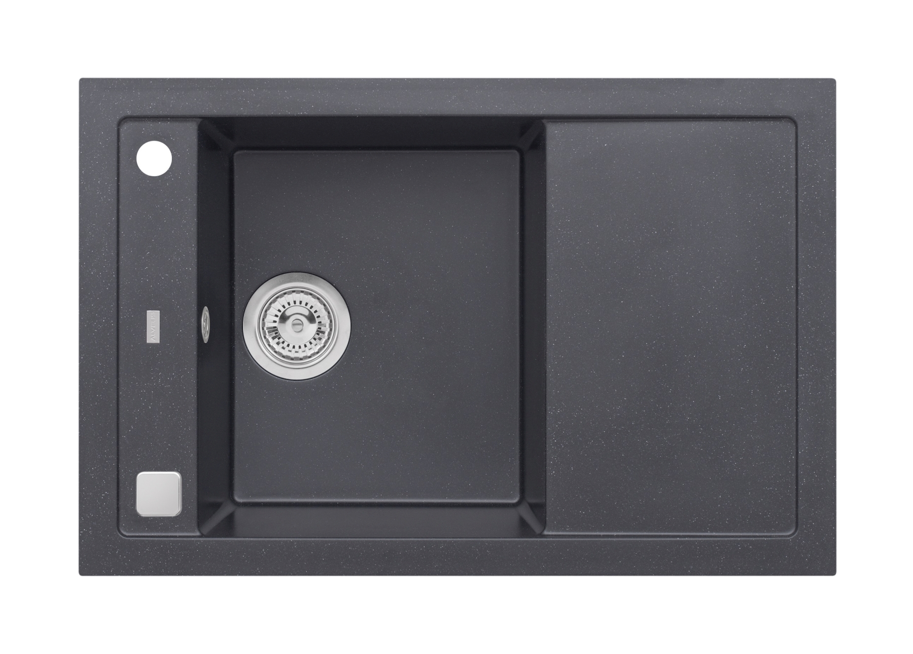 Alveus Formic Granitspüle 76x50 cm schwarz 4403091