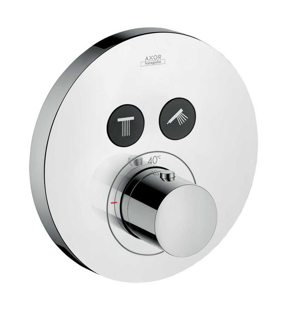 Axor ShowerSelect Badewannen- und Duscharmatur Unterputz mit Thermostat chrom 36723000