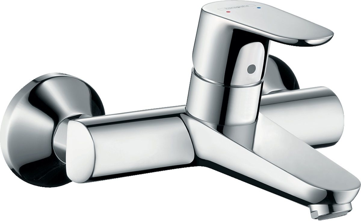Hansgrohe Focus Waschtischarmatur Wandmontage chrom 31923000