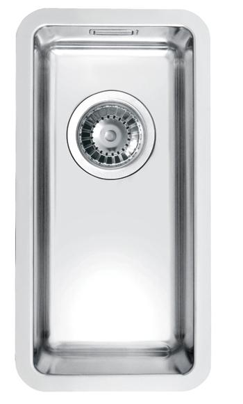 Alveus Kombino stahlspüle 40x18 cm stahl 1100233
