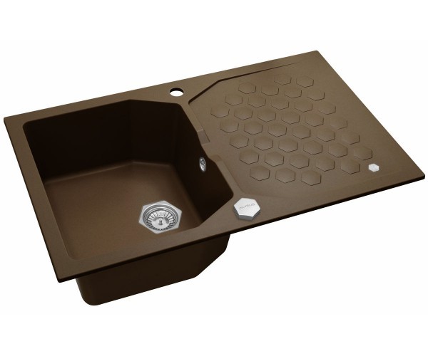 Alveus Sensual granitspüle 85x52 cm braun 4303003