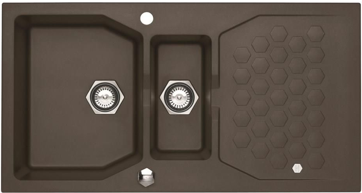 Alveus Sensual granitspüle 98x52 cm braun 4307003