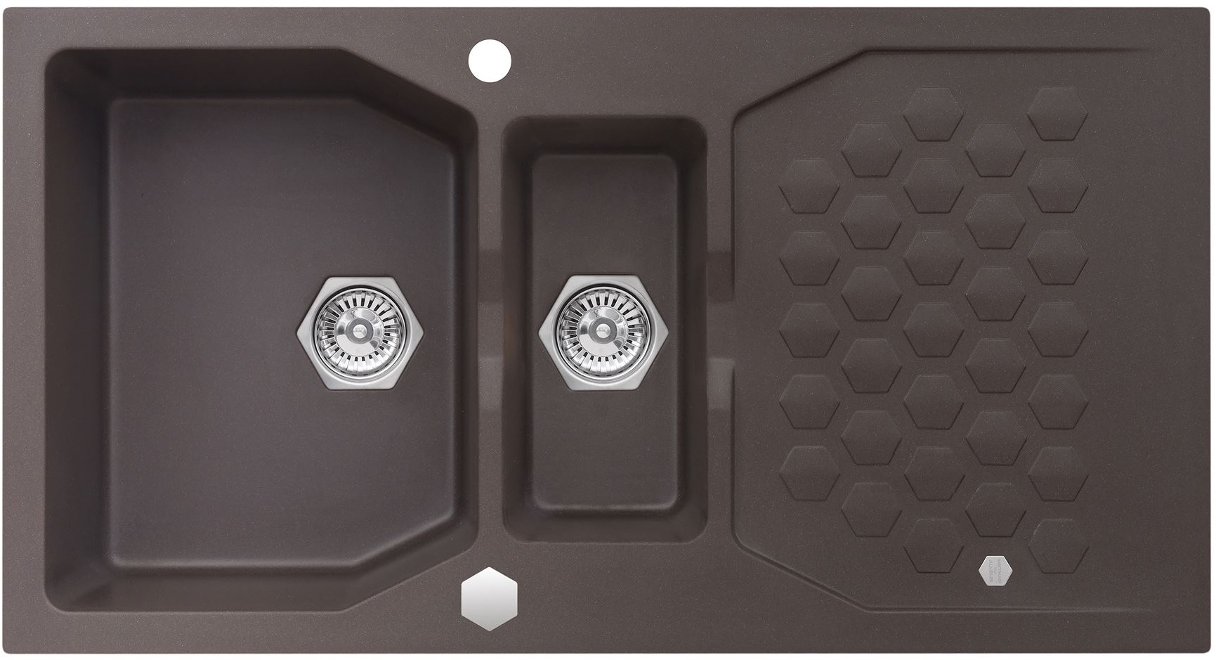 Alveus Sensual granitspüle 98x52 cm grau/graphit/onyx 4307005