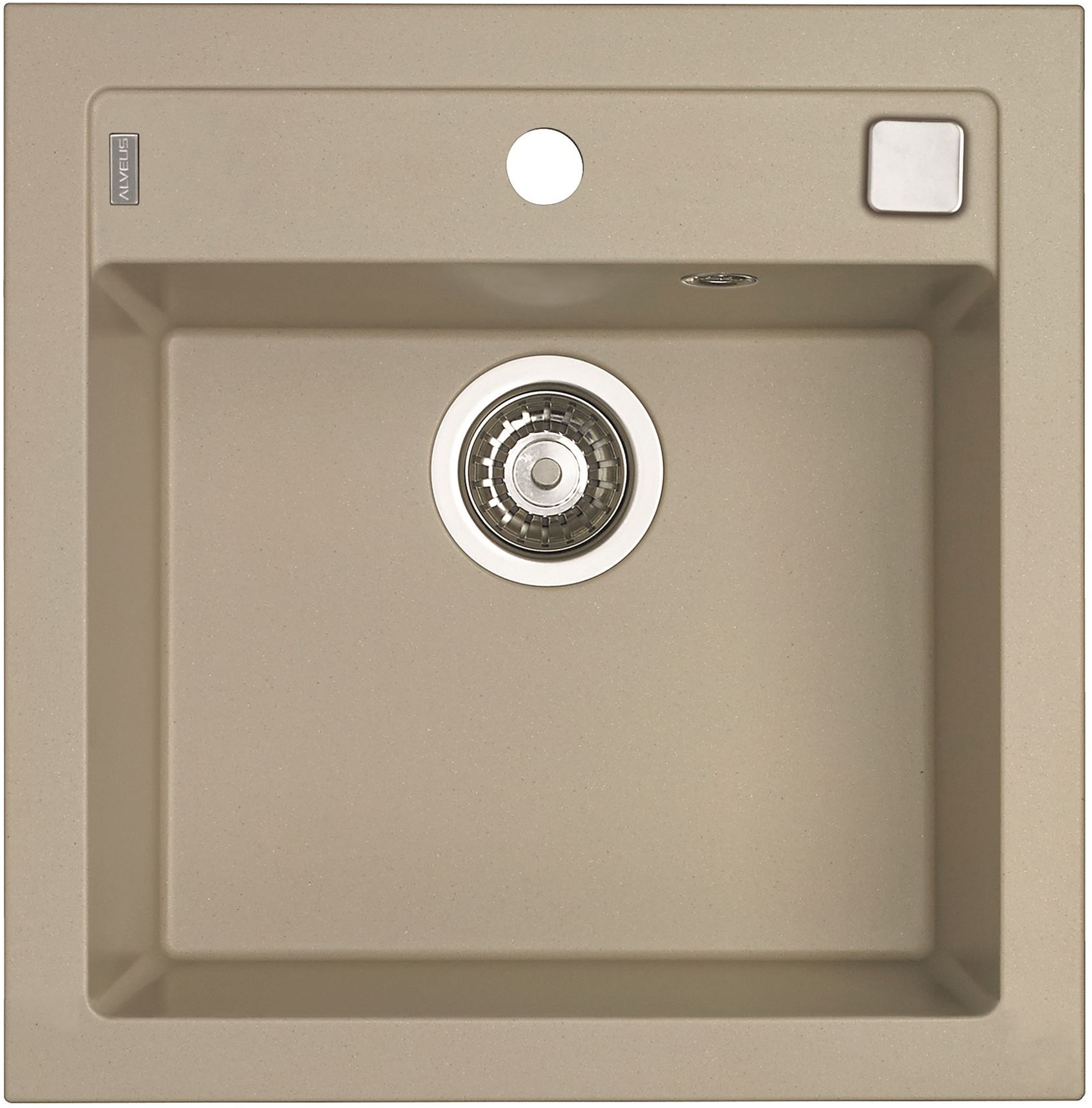Alveus Formic Granitspüle 52x51 cm beige 4402002