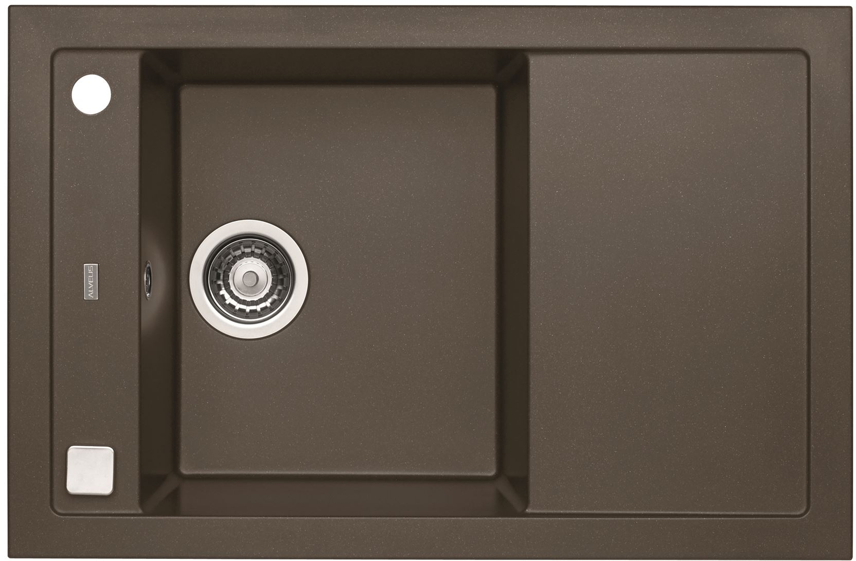 Alveus Formic granitspüle 76x50 cm braun 4403003