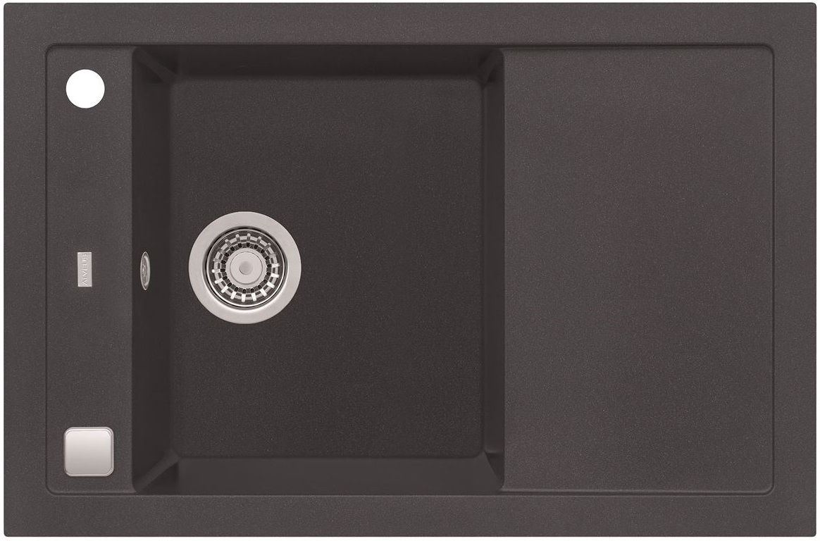 Alveus Formic granitspüle 76x50 cm grau/graphit/onyx 4403005