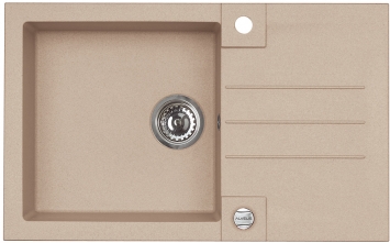 Alveus Rock granitspüle 78x48 cm grau/graphit/onyx 4203002