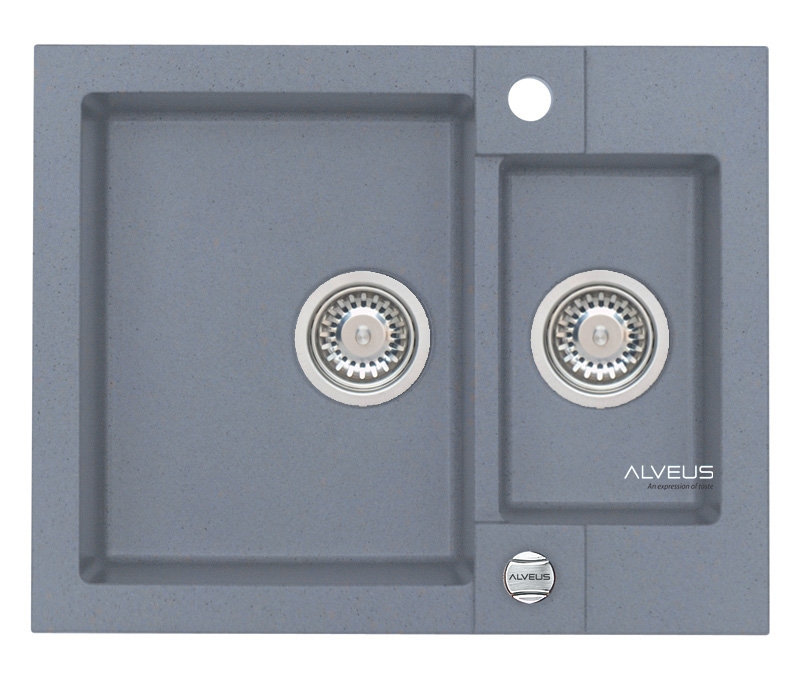 Alveus Rock granitspüle 59.5x47.5 cm grau/graphit/onyx 4218004