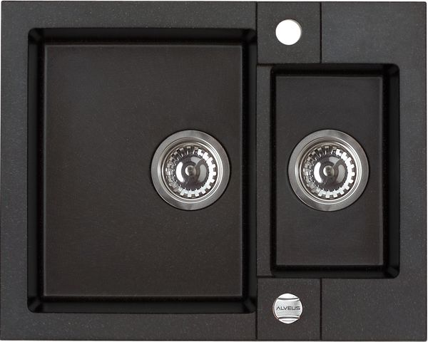 Alveus Rock granitspüle 59.5x47.5 cm grau/graphit/onyx 4218005