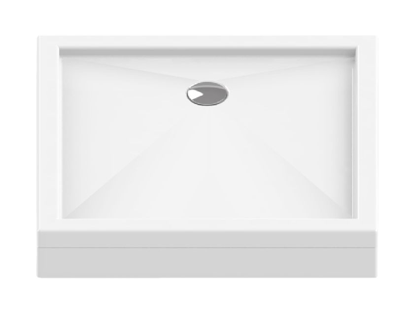 New Trendy Cantare Rechteckige Duschwanne 100x80 cm weiß B-0265