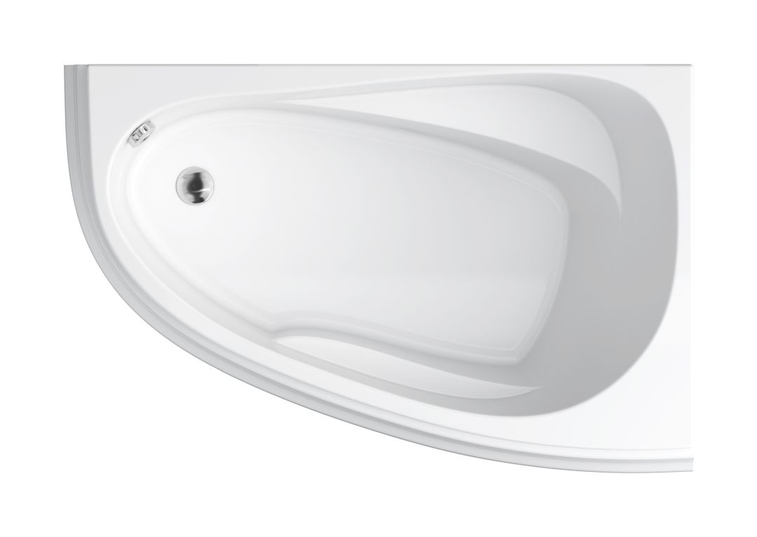 Cersanit Joanna New Eckbadewanne 150x95 cm rechtsseitig weiß S301-168