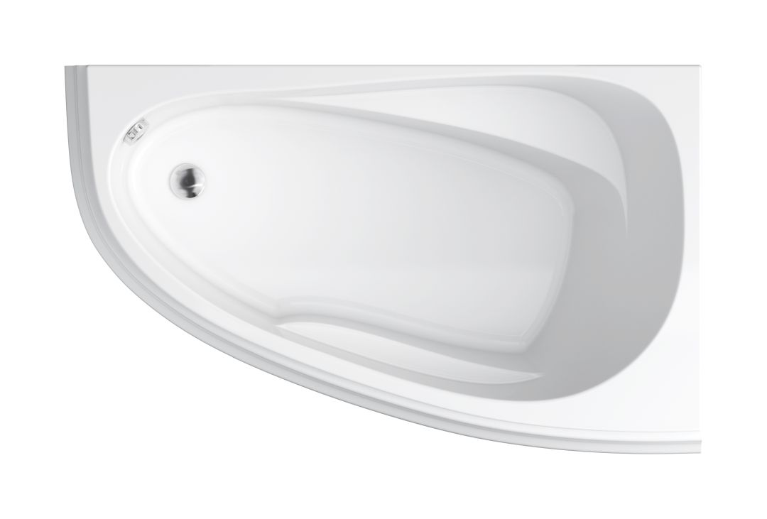 Cersanit Joanna New Eckbadewanne 160x95 cm rechtsseitig weiß S301-169