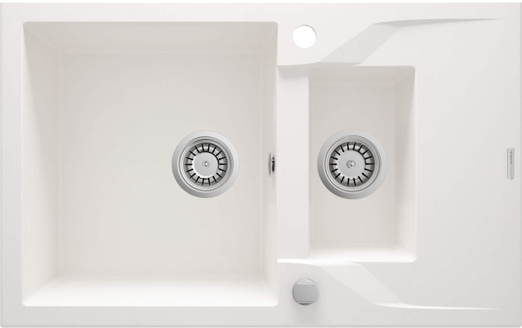 Deante Andante granitspüle 78x49 cm weiß ZQN_A513