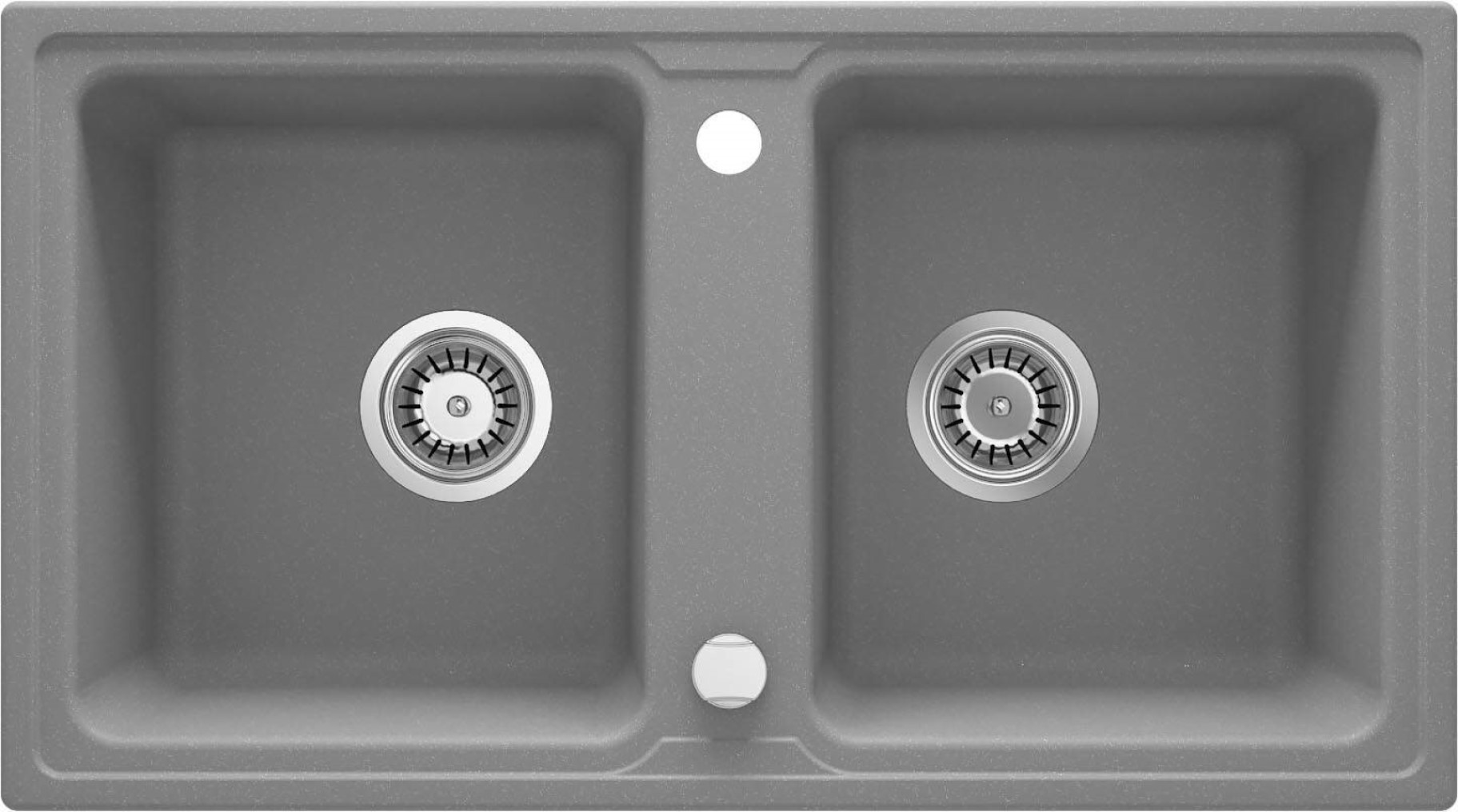 Deante Zorba Granitspüle 78x43.5 cm grau/graphit/onyx ZQZ_S203