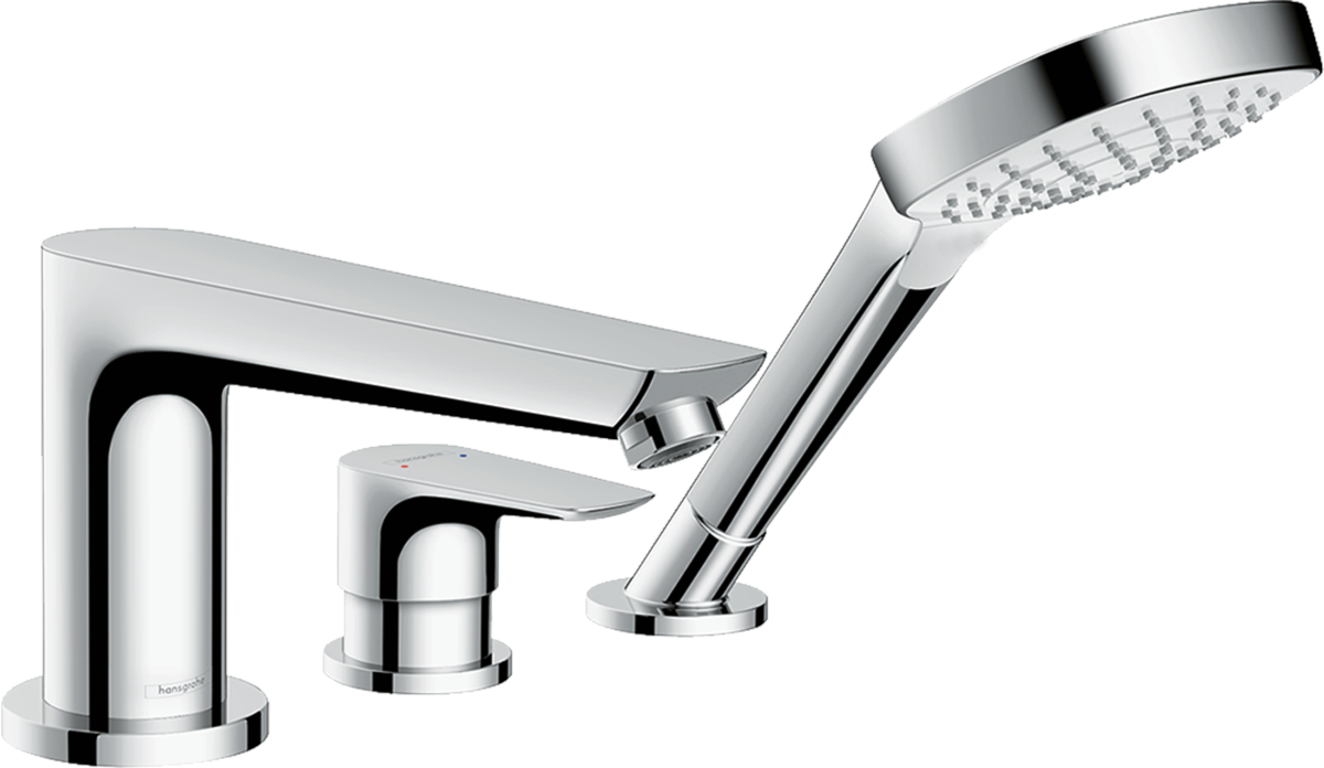 Hansgrohe Talis E Badewannen- und Duscharmatur awannenmontiert chrom 71731000