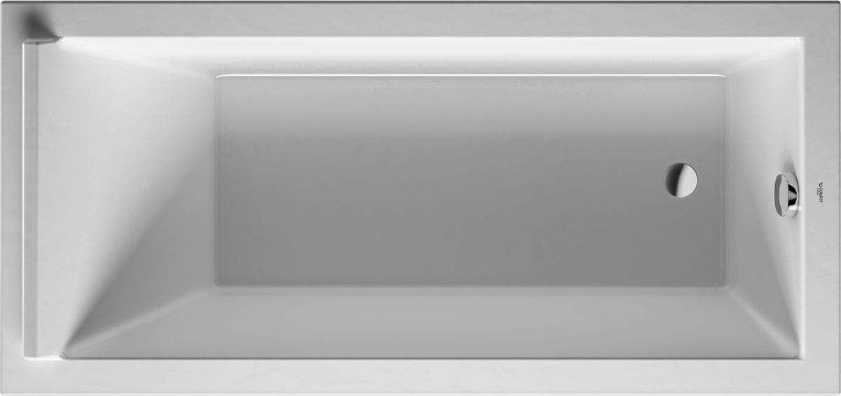 Duravit Starck Rechteckige Badewanne 170x80 cm weiß 700336000000000