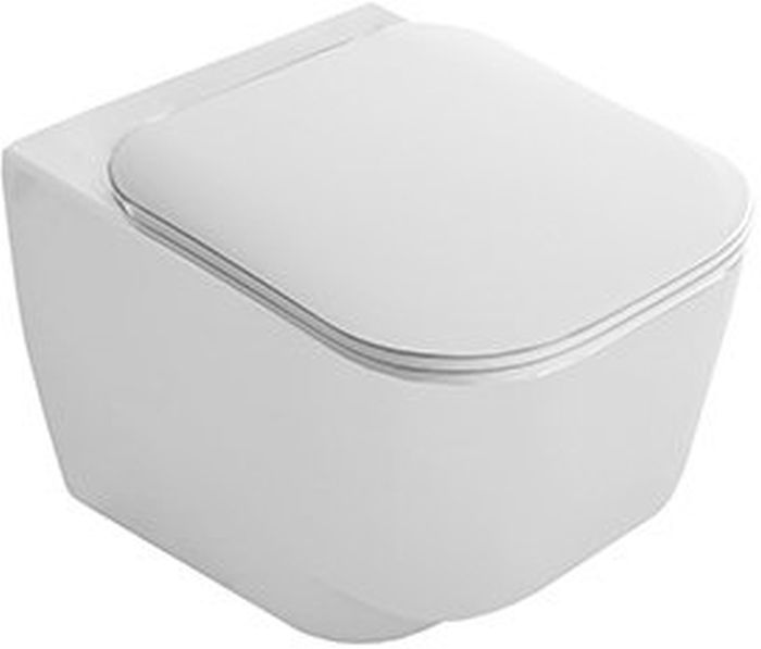 Hatria Fusion WC-Becken hängend weiß YXZL01