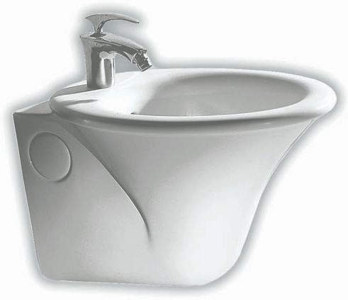 Hatria Sculture bidet hängend weiß Y0BF01