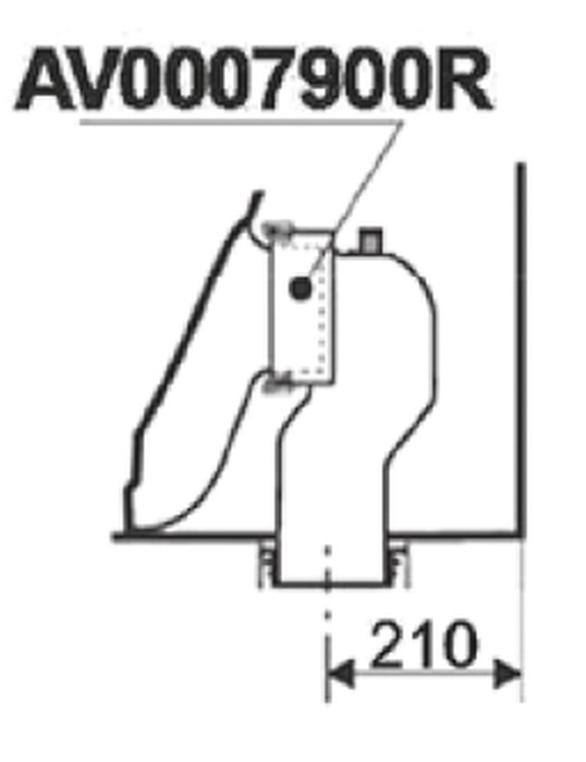 Roca Ellbogen AV0007900R