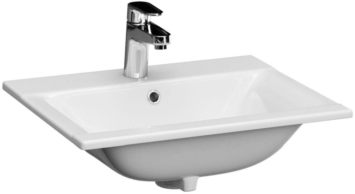 Cersanit Ontario Waschbecken 50x39.5 cm rechteckig Möbel weiß K669-001