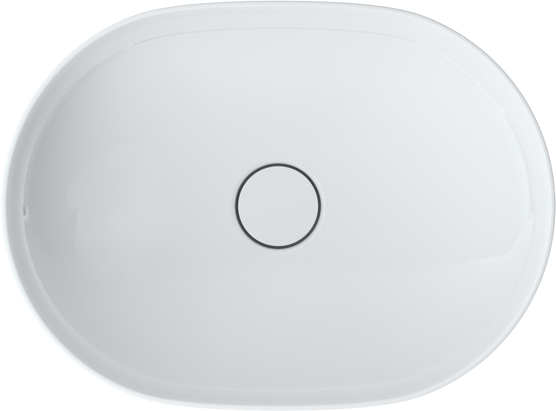 Roca Inspira Waschbecken 50x37 cm oval Aufsatzwaschbecken weiß A327520000