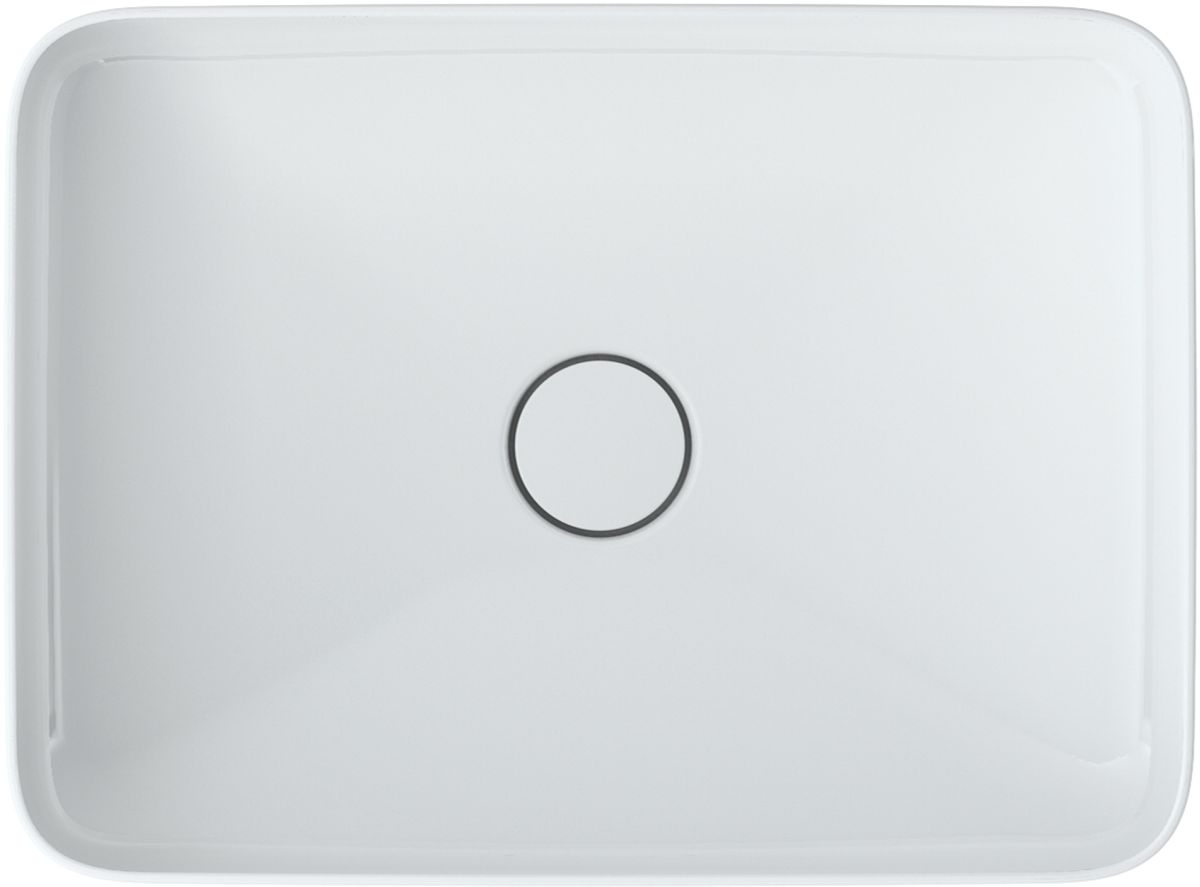Roca Inspira Waschbecken 50x37 cm rechteckig Aufsatzwaschbecken weiß A327530000