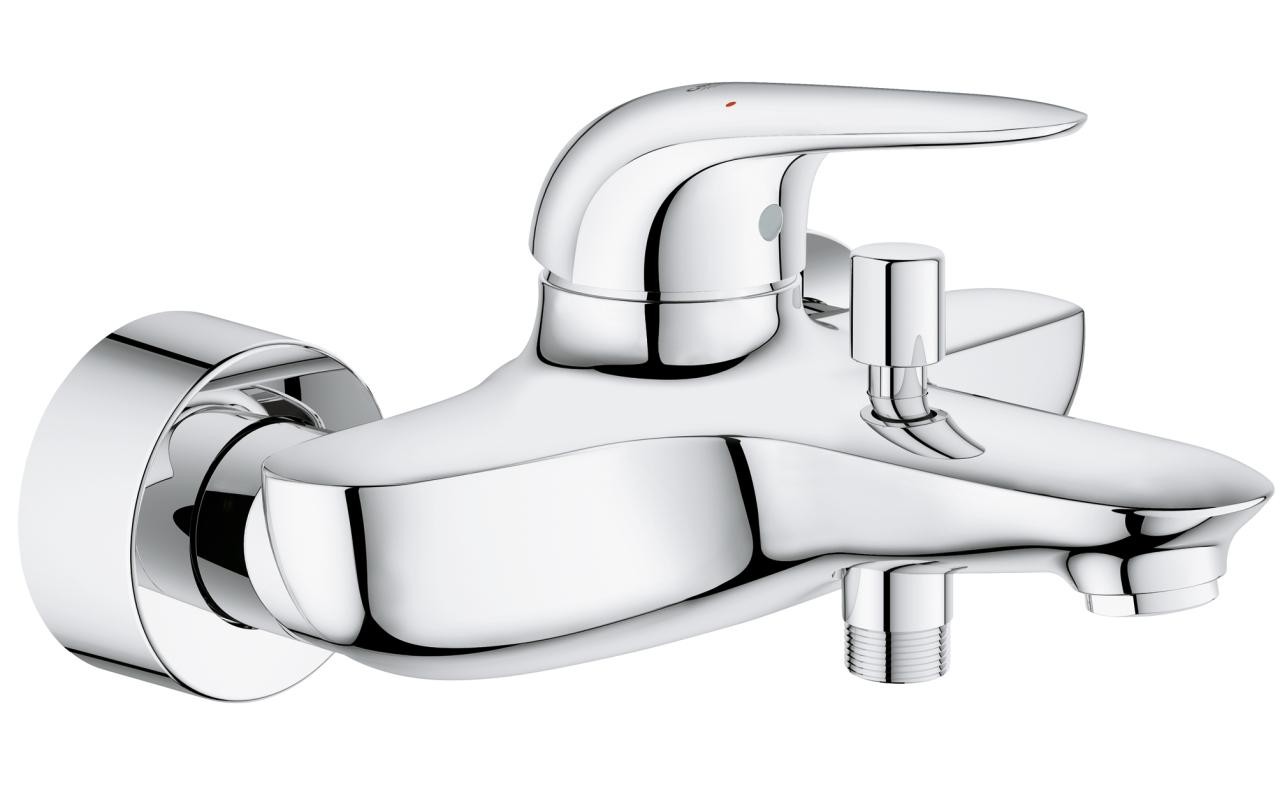 Grohe Eurostyle New Badewannen- und Duscharmatur Wandmontage StarLight Chrome 23726003