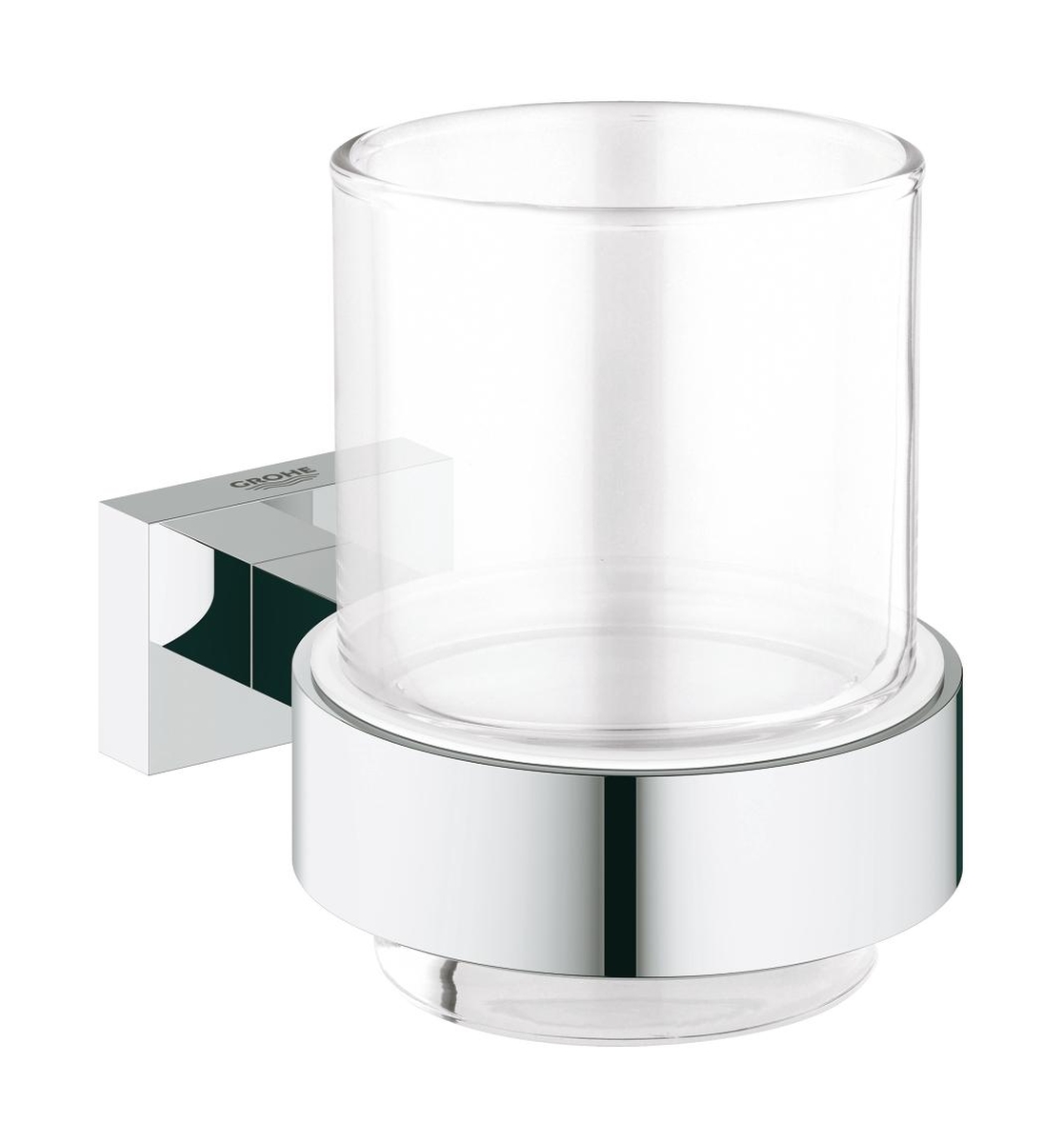 Grohe Essentials Zahnputzbecher transparent-chrom 40755001