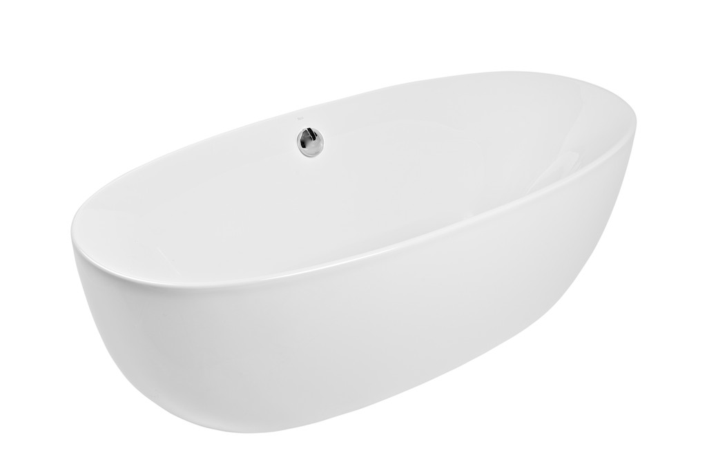 Roca Virginia Freistehende Badewanne 170x80 cm oval weiß A24T438000