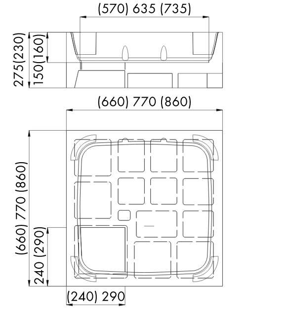 Schedpol Stabilsound Träger aus Styropor 2.004