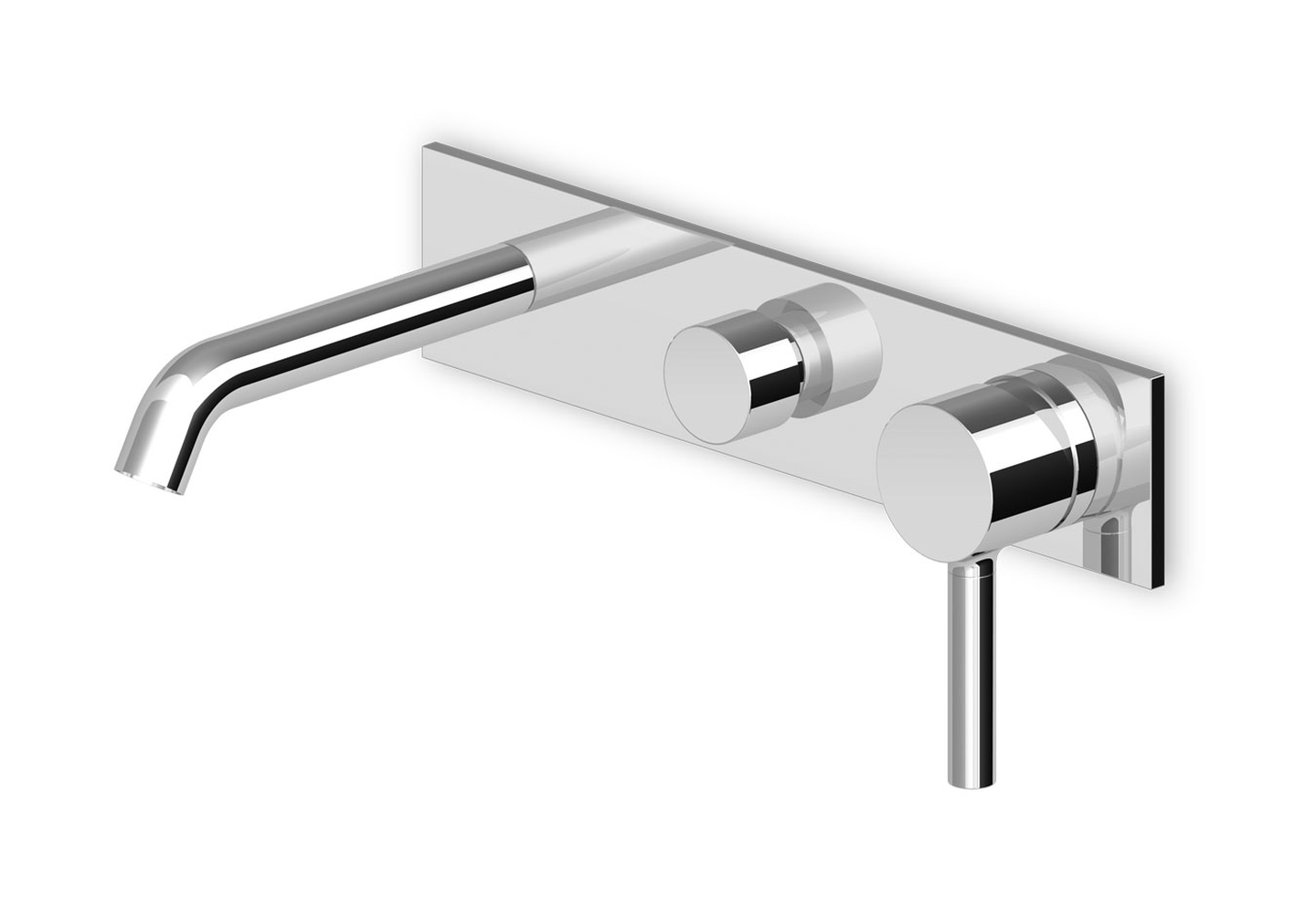 Zucchetti Pan Badewannen- und Duscharmatur Unterputz chrom ZP6640
