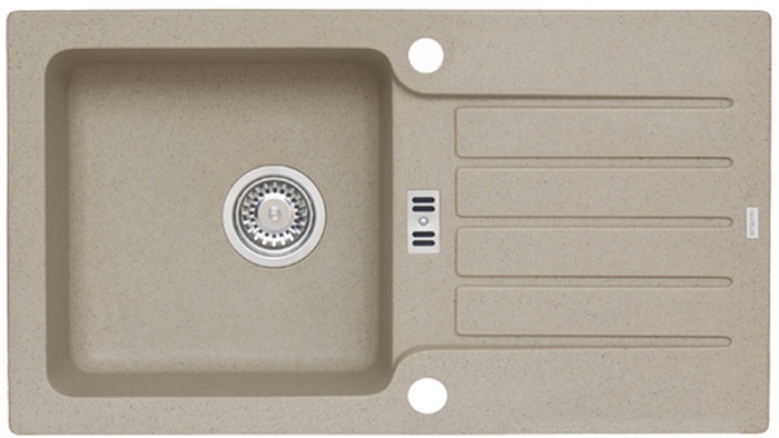 Alveus Niagara granitspüle 77.5x43 cm beige 1123055