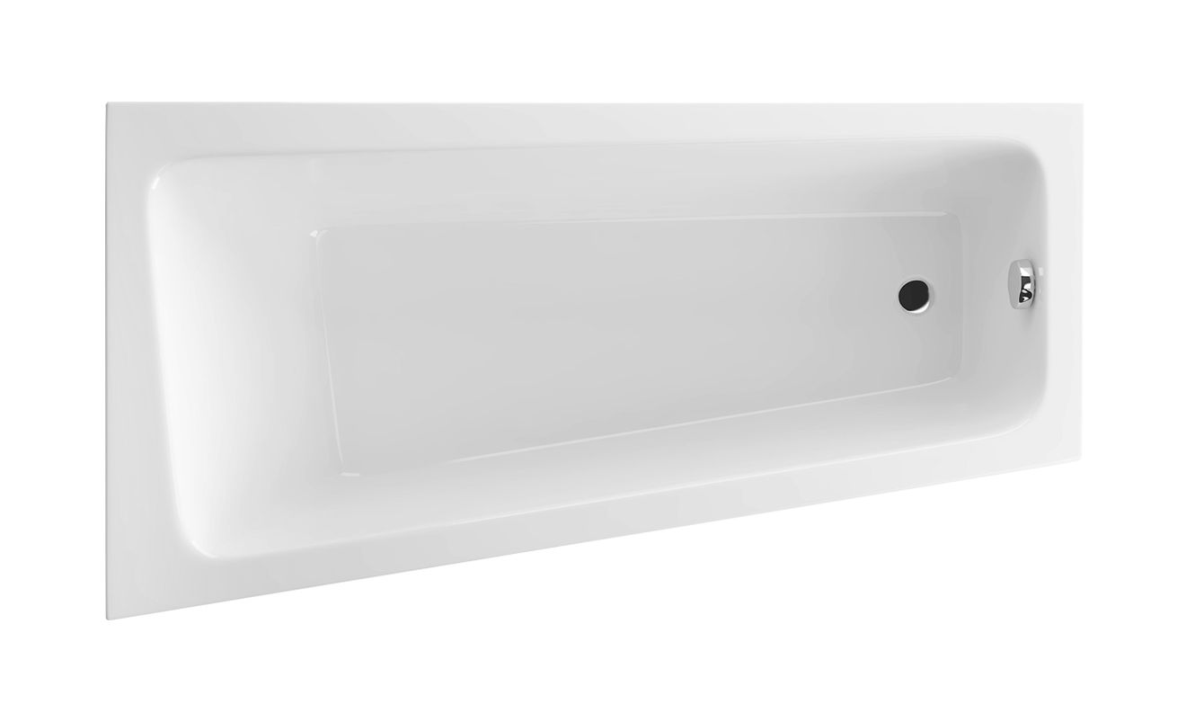 Excellent Ava Side Eckbadewanne 150x80.5 cm linksseitig weiß WAEX.AVL15WH