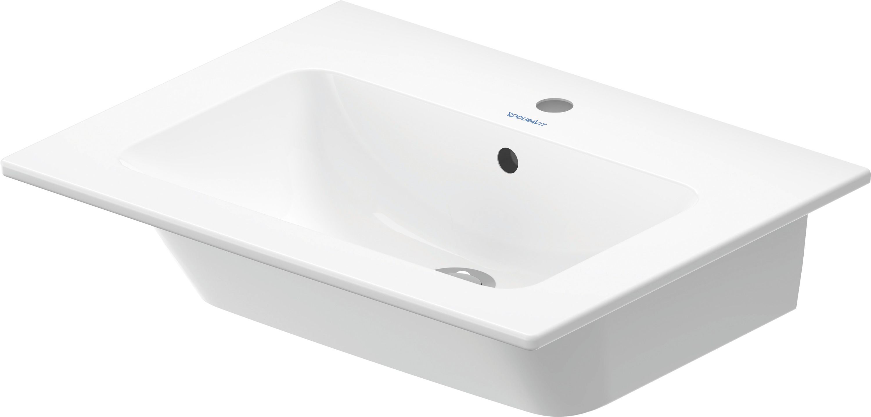Duravit ME by Starck waschbecken 63x49 cm rechteckig klassisch-Möbel weiß 2336630000