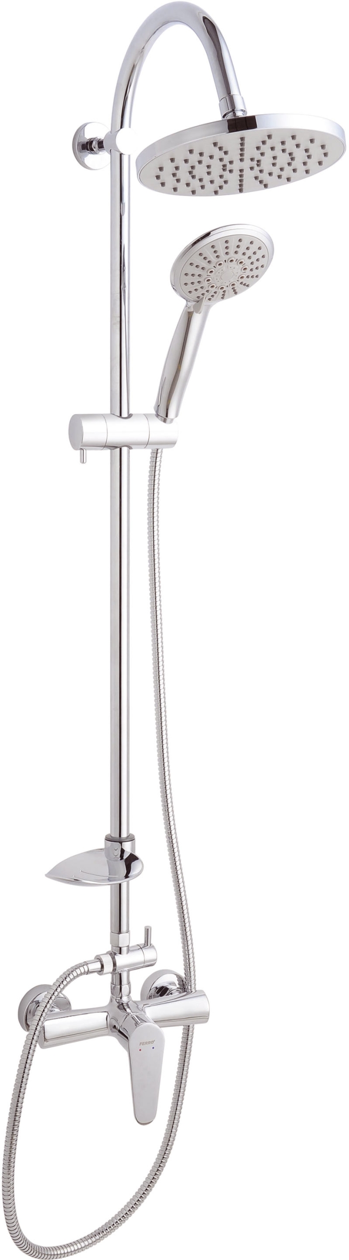 Ferro Algeo Duschset Wandmontage chrom NP71-BAG7U