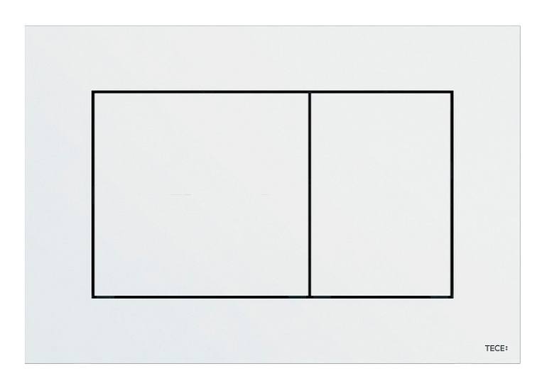 Tece Now Betätigungsplatte für Toilette weiß 9.240.400