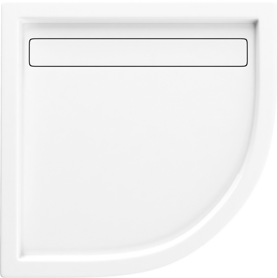 Schedpol Camparo Halbrunde Duschwanne 90x90 cm weiß 3.084