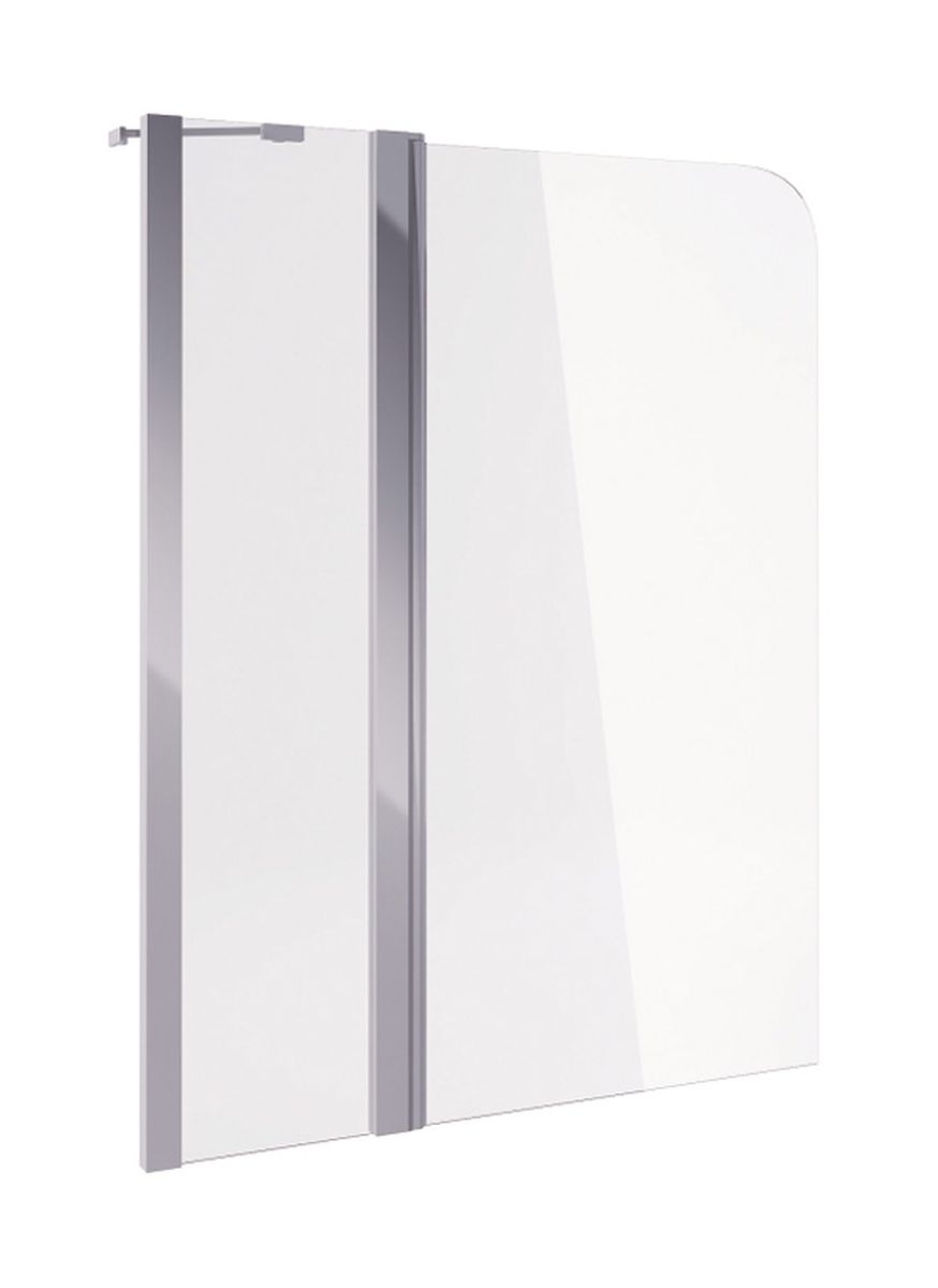 Actima Seria 900 Badewannenabtrennung 100 cm zweigeteilt chrom Glanz/durchsichtiges Glas KAAC.1609.1000.LP