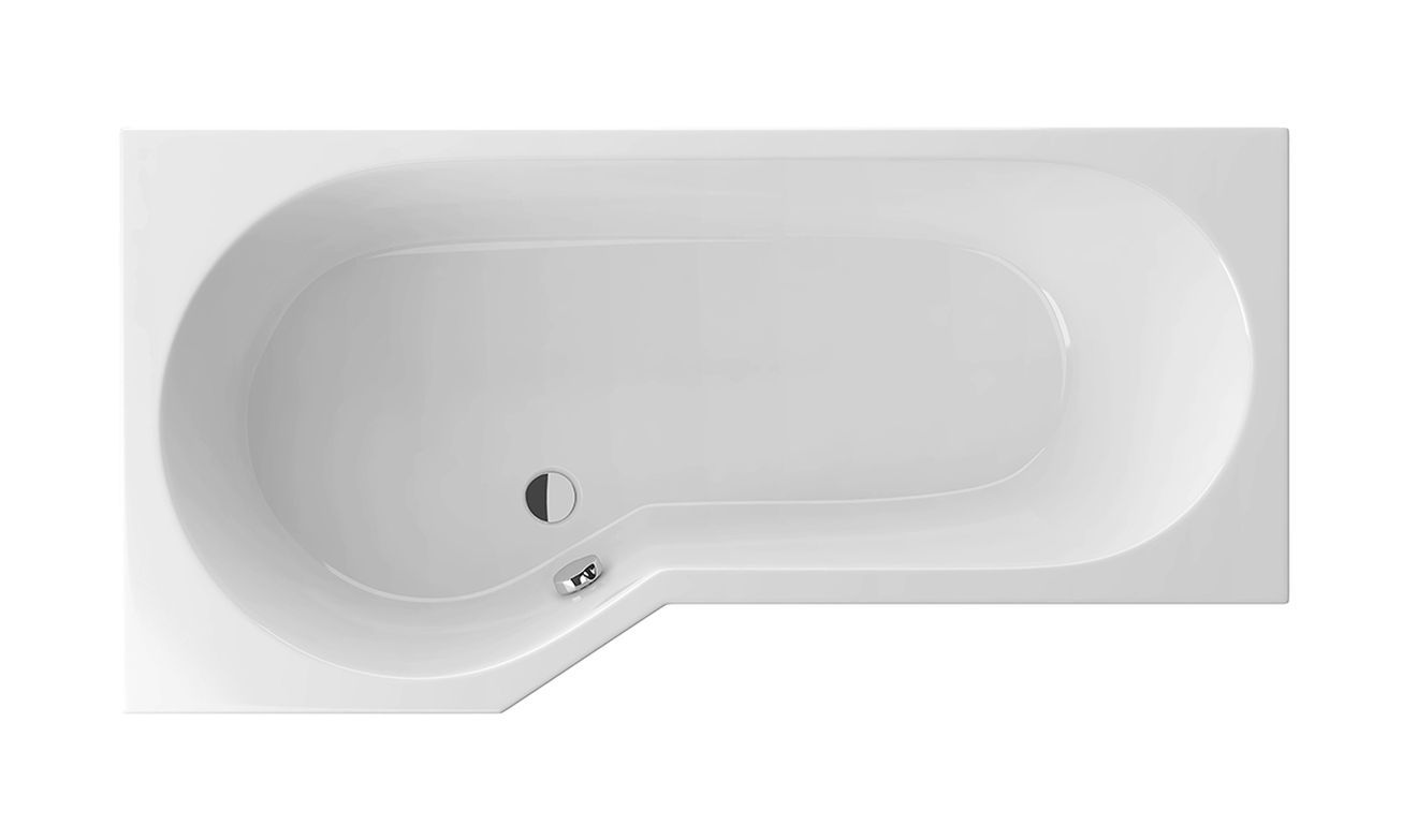 Excellent Be Spot Eckbadewanne 160x80 cm linksseitig weiß WAEX.BSL16WH
