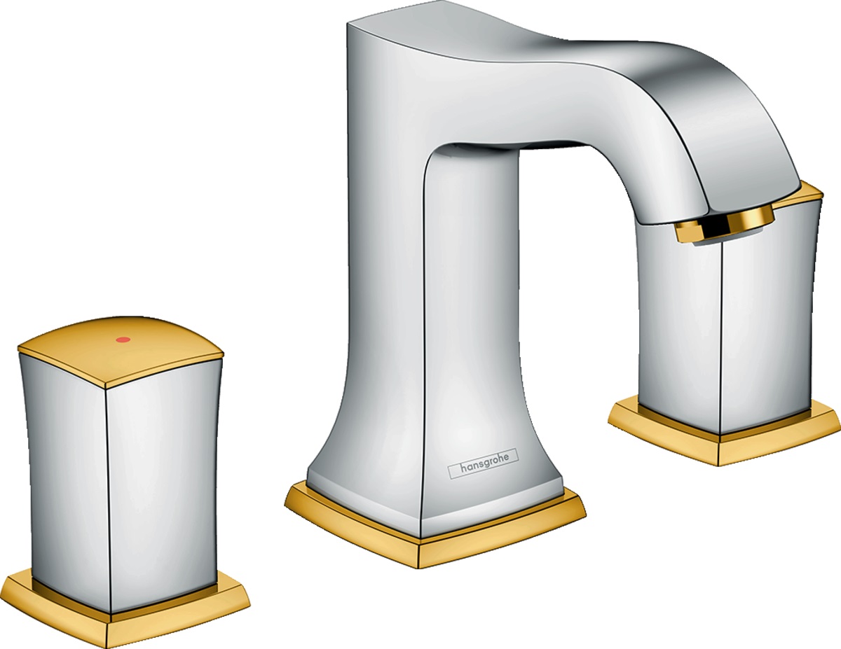 Hansgrohe Metropol Classic Waschtischarmatur Stehend chrom-gold 31304090