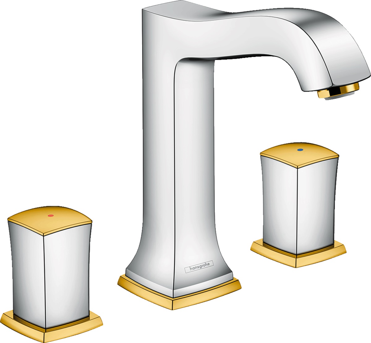 Hansgrohe Metropol Classic Waschtischarmatur Stehend chrom-gold 31305090