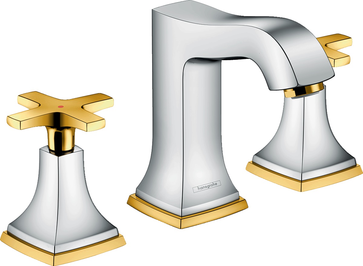 Hansgrohe Metropol Classic Waschtischarmatur Stehend chrom-gold 31306090