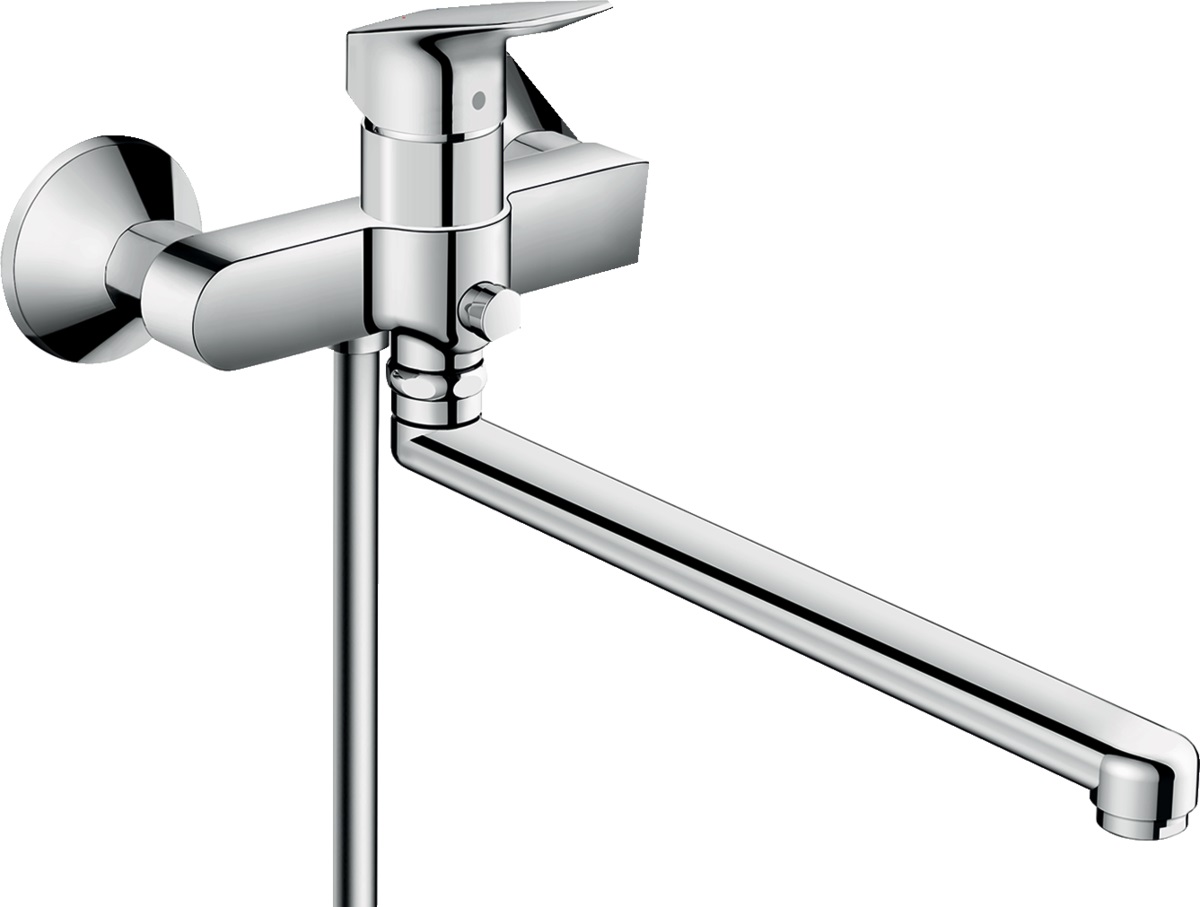 Hansgrohe Logis Badewannen- und Duscharmatur Wandmontage chrom 71402000