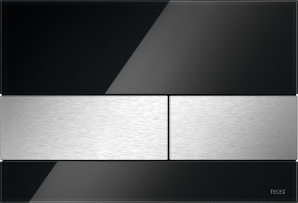 Tece Square Betätigungsplatte für Toilette schwarz-stahl 9.240.806