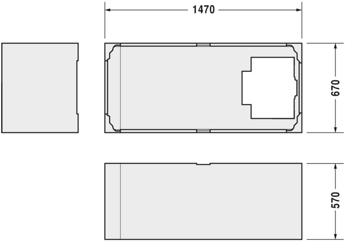 Duravit Starck Badewannenverkleidung 791439000000000