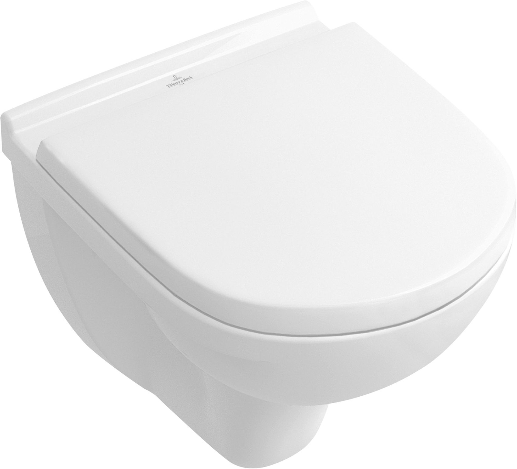 Villeroy & Boch O.Novo Kombi-Pack mit WC-Sitz hängend Spülrandlos weiß 5688HRR1